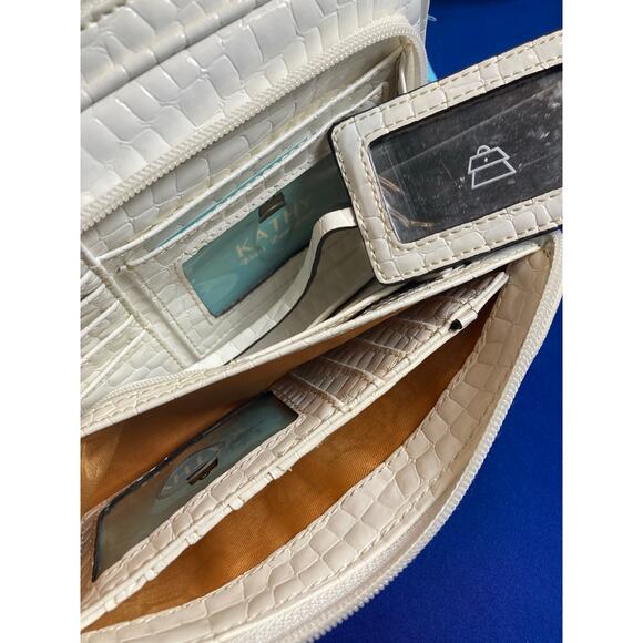 Kathy Van Zeeland Womens White Shoulder Bag Handbag Purse New Other - Picture 4 of 16